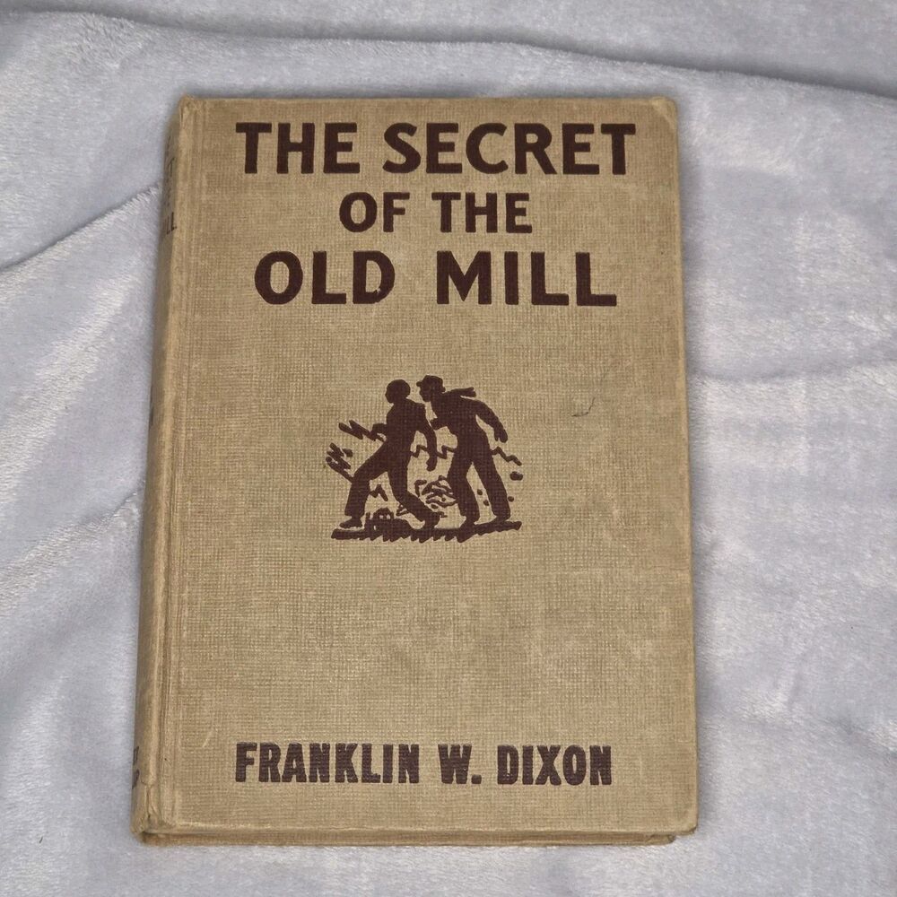 The Secret of the Old Mill Hardy Boys #3 Franklin W Dixon Vintage Tan Hardcover